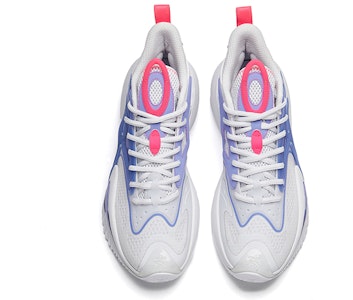 Anta安踏 狂潮3 防滑耐磨 高筒 籃球鞋 男款 白紫 Lookbook Anta安踏 狂潮3 防滑耐磨 高筒 籃球鞋 男款 白紫