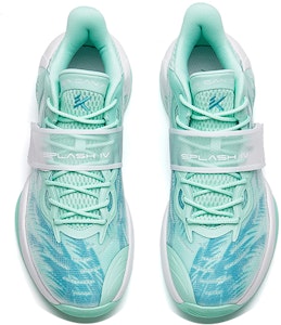 Anta安踏 水花 4 椰子樹 氮科技 減震防滑耐磨 低筒 籃球鞋 綠白 Lookbook Anta安踏 水花 4 椰子樹 氮科技 減震防滑耐磨 低筒 籃球鞋 綠白