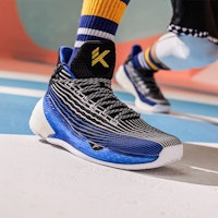 Anta KT4 'Playoffs Mid Hitam Biru' 11921101-2 Sizing Anta KT4 'Playoffs Mid Hitam Biru' 11921101-2