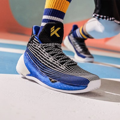 Anta KT4 'Playoffs Mid Black Blue' 11921101-2 Sizing Anta KT4 'Playoffs Mid Black Blue' 11921101-2