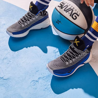 Anta KT4 'Playoffs Mid Black Blue' 11921101-2 2