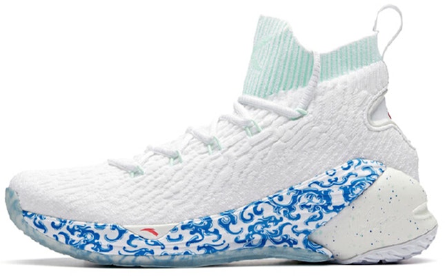 Anta安踏 KT4 減震防滑耐磨 高筒 籃球鞋 白藍 Buy Anta安踏 KT4 減震防滑耐磨 高筒 籃球鞋 白藍