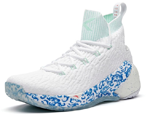 Anta安踏 KT4 減震防滑耐磨 高筒 籃球鞋 白藍 Order Anta安踏 KT4 減震防滑耐磨 高筒 籃球鞋 白藍