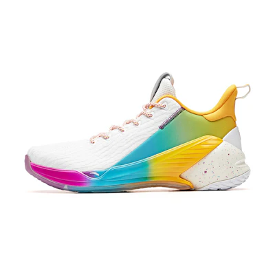 Anta KT4 Low 'Yellow Blue Purple'