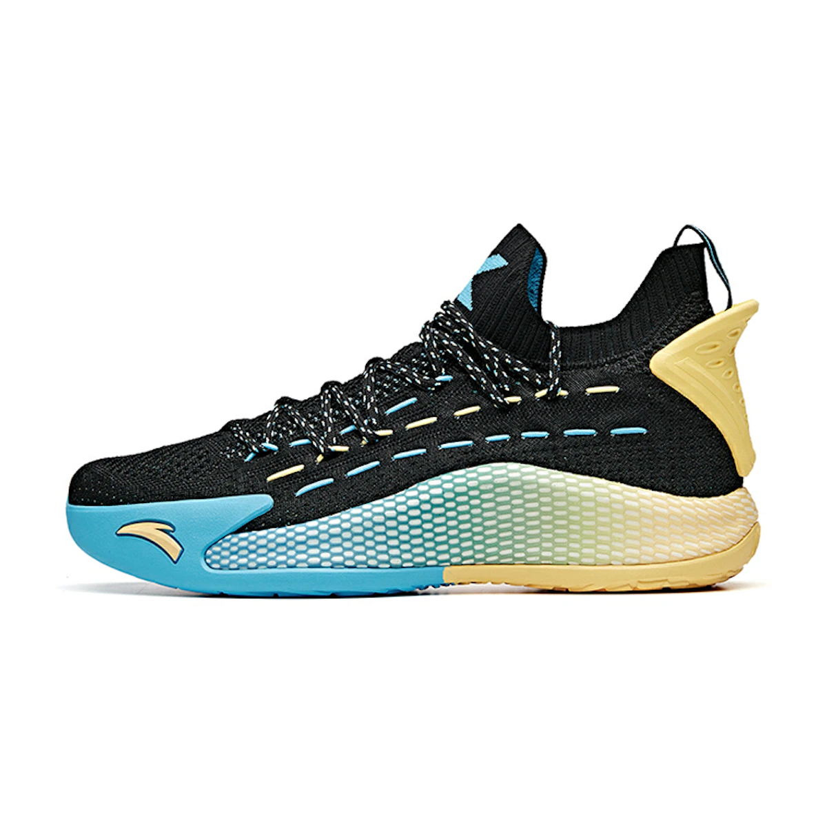 Anta Klay Thompson Low 'Black Blue Gold' 112021102-2