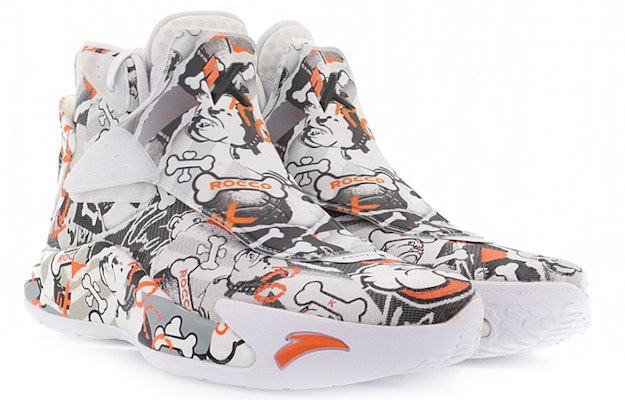 Anta安踏 KT5 Rocco 克萊 湯普森 減震防滑耐磨 高筒 籃球鞋 灰橙 Lookbook Anta安踏 KT5 Rocco 克萊 湯普森 減震防滑耐磨 高筒 籃球鞋 灰橙