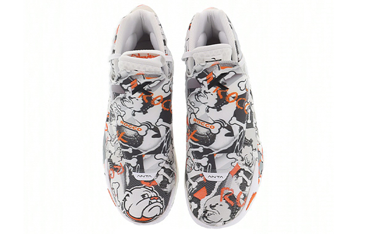 Shop Anta安踏 KT5 Rocco 克萊 湯普森 減震防滑耐磨 高筒 籃球鞋 灰橙