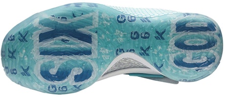 安踏 KT5 湯普森 防滑耐磨 中幫 籃球鞋 白藍 Details for 安踏 KT5 湯普森 防滑耐磨 中幫 籃球鞋 白藍