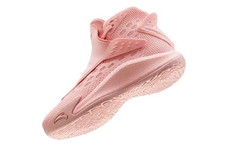 Shop Anta安踏 KT5 “情人節版” 防滑耐磨 高筒籃球鞋 粉色