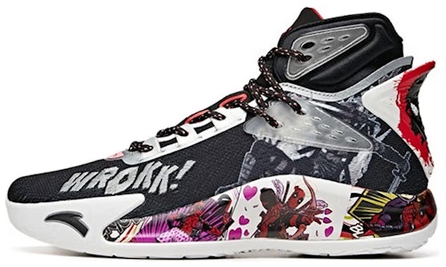 Anta KT5 Hitam Putih Merah Graffiti 'Deadpool Marvel' 112041101S-1 Buy Anta KT5 Hitam Putih Merah Graffiti 'Deadpool Marvel' 112041101S-1