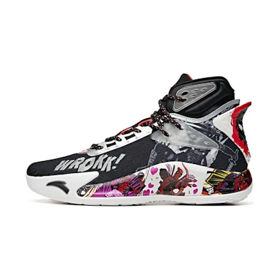 Anta KT5 Black White Red Graffiti 'Deadpool Marvel'