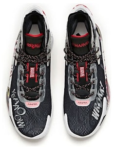 Anta KT5 Hitam Putih Merah Graffiti 'Deadpool Marvel' 112041101S-1 Shop Anta KT5 Hitam Putih Merah Graffiti 'Deadpool Marvel' 112041101S-1