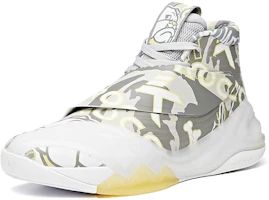 Lookbook Anta安踏 KT6 減震防滑耐磨 高筒 籃球鞋 灰白黃