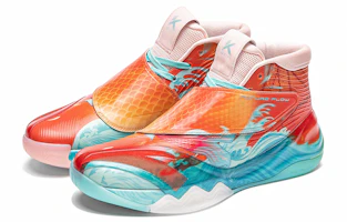 Lookbook Anta安踏 湯普森 KT6系列 "錦鯉魚" 錦鯉 減震防滑 高筒真戰籃球鞋 橙藍