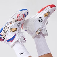 Anta安踏 KT6 湯普森 減震防滑耐磨 高筒 籃球鞋 白藍紅 Details for Anta安踏 KT6 湯普森 減震防滑耐磨 高筒 籃球鞋 白藍紅