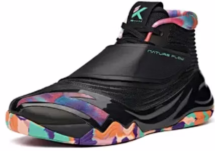 安踏 汤普森 KT6系列 “黑人月” 減震防滑耐磨 高筒 籃球鞋 黑橙紫 Order 安踏 汤普森 KT6系列 “黑人月” 減震防滑耐磨 高筒 籃球鞋 黑橙紫