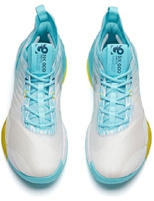 Anta KT6 Low 'White Blue Yellow' 112131102-1 Lookbook Anta KT6 Low 'White Blue Yellow' 112131102-1