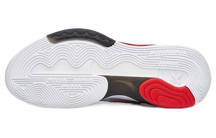 Shop 安踏 KT6 低帮 &#x27;白红&#x27;篮球鞋 112131102-2