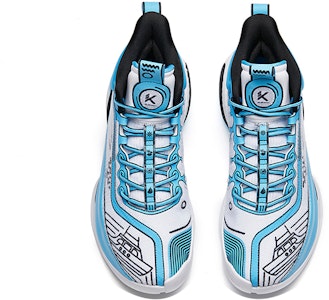 安踏 KT7 湯普森七代 氮科技 防滑耐磨 高幫 籃球鞋 白藍 Lookbook 安踏 KT7 湯普森七代 氮科技 防滑耐磨 高幫 籃球鞋 白藍