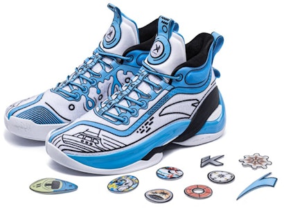 安踏 KT7 湯普森七代 氮科技 防滑耐磨 高幫 籃球鞋 白藍 Details for 安踏 KT7 湯普森七代 氮科技 防滑耐磨 高幫 籃球鞋 白藍