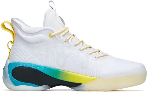 安踏 KT7 湯普森7代 氮科技 減震防滑耐磨 低筒 籃球鞋 白黃藍 Order 安踏 KT7 湯普森7代 氮科技 減震防滑耐磨 低筒 籃球鞋 白黃藍