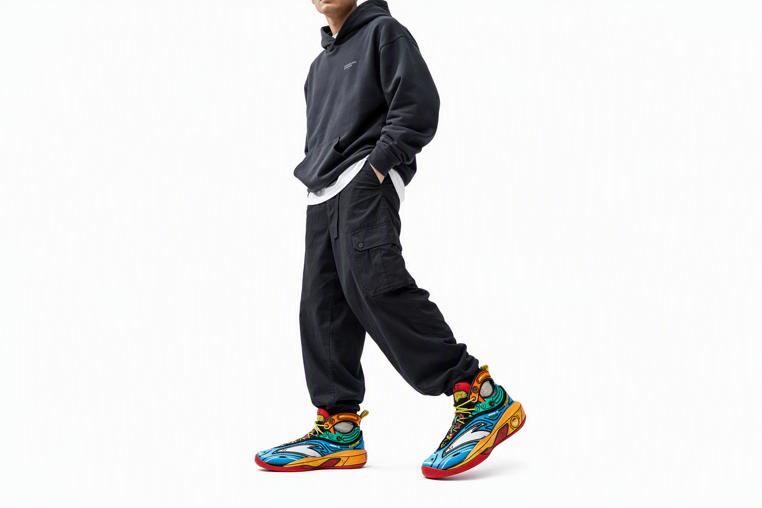 Order Anta安踏 KT8 湯普森8代 二次元 減震防滑 高幫 實戰籃球鞋 男款 藍橙