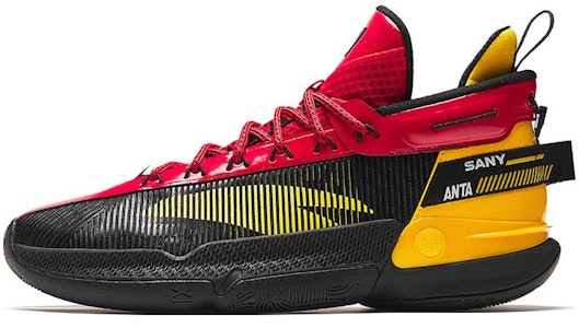 Anta安踏 KT9 湯普森9代 三一重工 氮科技 防滑減震 中筒 籃球鞋 男款 基礎黑/檸檬黃/經典紅 Buy Anta安踏 KT9 湯普森9代 三一重工 氮科技 防滑減震 中筒 籃球鞋 男款 基礎黑/檸檬黃/經典紅