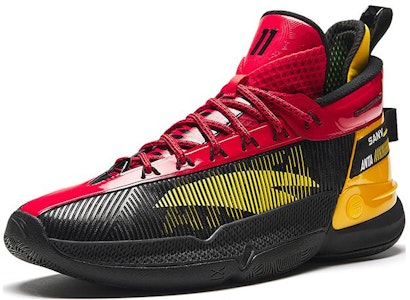 Anta安踏 KT9 湯普森9代 三一重工 氮科技 防滑減震 中筒 籃球鞋 男款 基礎黑/檸檬黃/經典紅 Order Anta安踏 KT9 湯普森9代 三一重工 氮科技 防滑減震 中筒 籃球鞋 男款 基礎黑/檸檬黃/經典紅