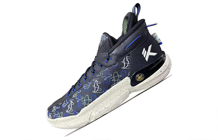 Shop Anta安踏 KT9 減震耐磨 中筒 籃球鞋 男款 深藍