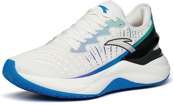 アンタ 創 2.0 レースアップ ランニングシューズ (白/青) 112215586-10 Order アンタ 創 2.0 レースアップ ランニングシューズ (白/青) 112215586-10