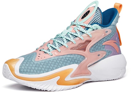 安踏震动5代中帮‘粉绿’ 112131601-3 Lookbook 安踏震动5代中帮‘粉绿’ 112131601-3