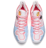 Anta安踏 狂潮 4 氮科技 美食限定 小海鮮 減震防滑耐磨 低筒 籃球鞋 藍粉 Lookbook Anta安踏 狂潮 4 氮科技 美食限定 小海鮮 減震防滑耐磨 低筒 籃球鞋 藍粉