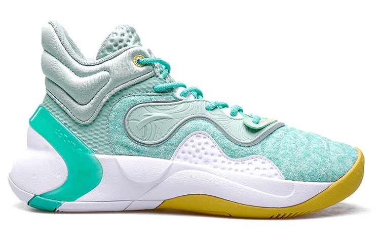 Order 安踏 速决系列 KT 汤普森 速决 水泥克星 防滑耐磨减震 低帮 篮球鞋 白灰绿