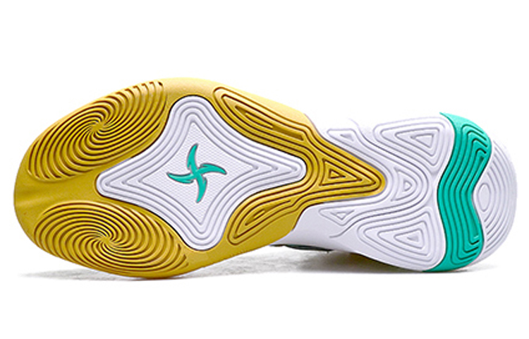 Shop 安踏 速决系列 KT 汤普森 速决 水泥克星 防滑耐磨减震 低帮 篮球鞋 白灰绿