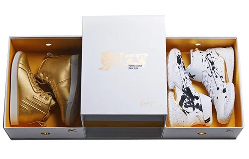 Order Anta 安踏 KT 湯普森 勇冠三軍 奪冠套裝版紀念禮盒 套裝 限量款 實戰籃球鞋 男款 白黃