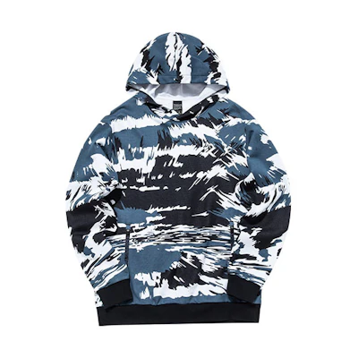 Anta KT Basketball Series Casual Full-Print Hoodie - Blue 152141743-3