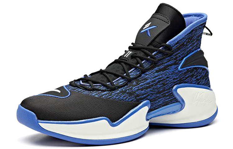 Order Anta KT Siri Bola Keranjang Tinggi 'Hitam Biru' 112011601-2