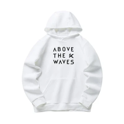 Anta KT Basketball Series Letter Print Knitted Pullover Hoodie Pure White Unisex 152211729-4