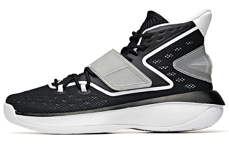 Anta KT High Top Basketball Shoes 'Ice Black' 112021611-1