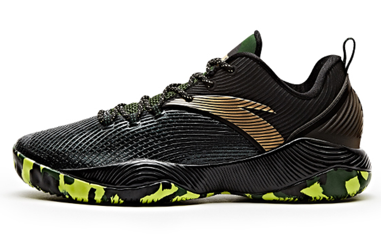 Anta KT Low 'Black Green Gold' 11731392-1