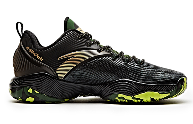 Order Anta KT Low 'Hitam Hijau Emas' 11731392-1