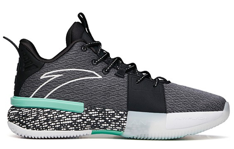 Order 安踏 冲击1 KT 汤普森 耐磨防滑 低帮 实战篮球鞋 男款 黑灰