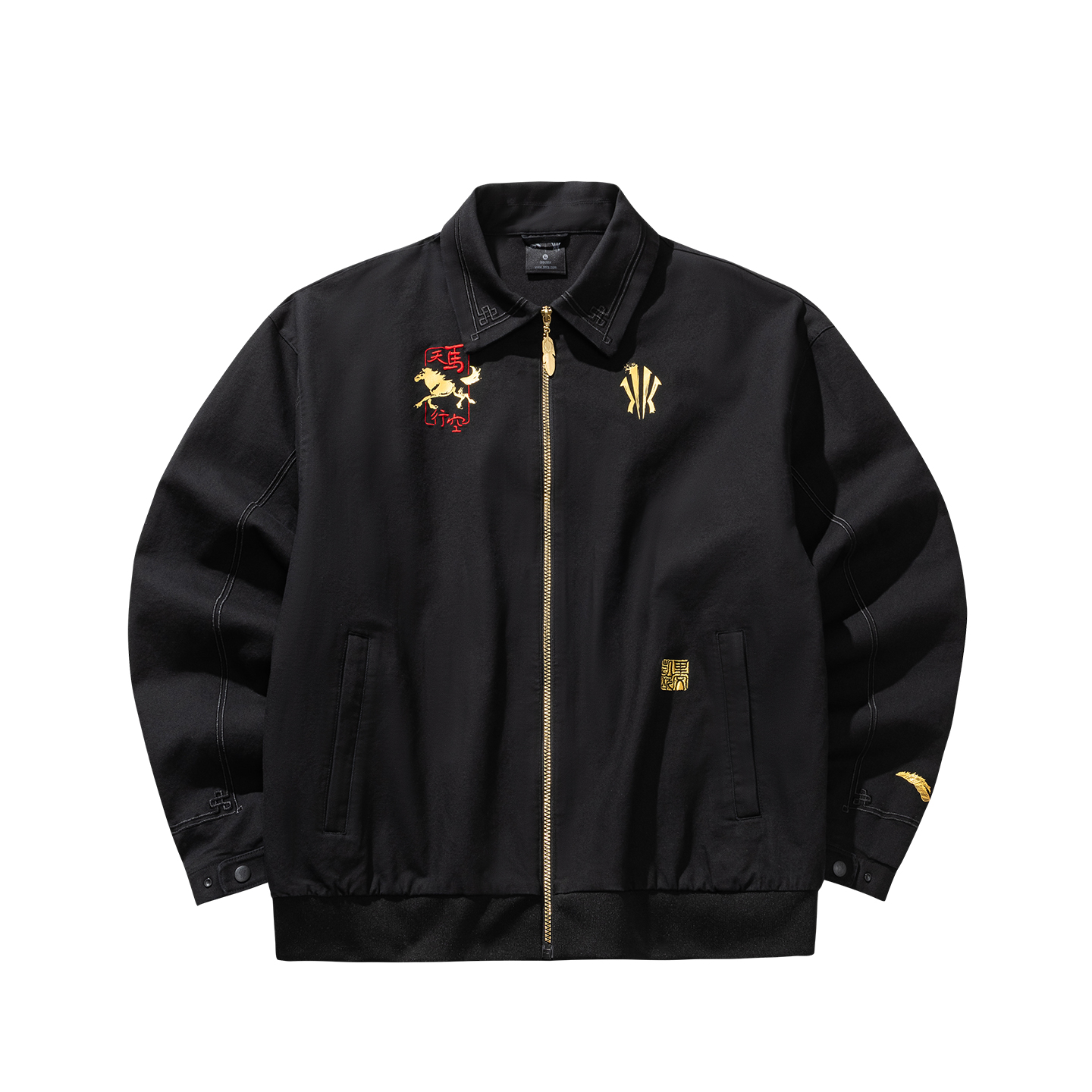 Anta Kyrie CNY Year of the Dragon Jacket Black Unisex Casual Trendy Style 172611606-3