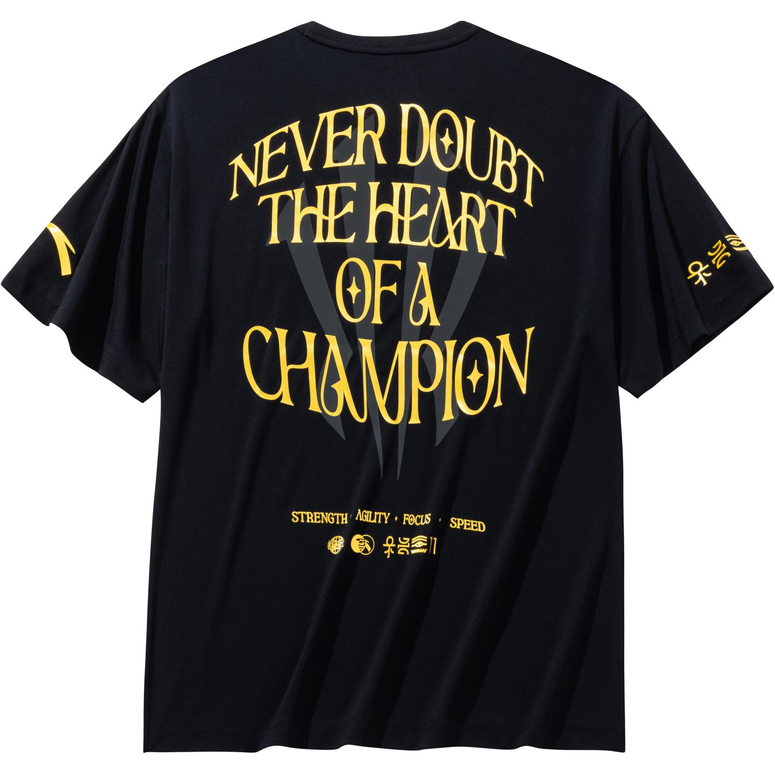 Anta Kyrie Series Slogan Tee Unisex Basic Black 172431122-1