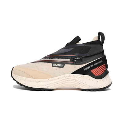 Anta Leather CMFT Casual Shoes 'Black Khaki'