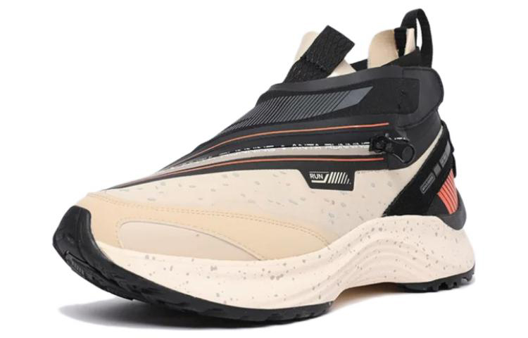 Anta Leather CMFT Casual Shoes 'Black Khaki' 圖 2