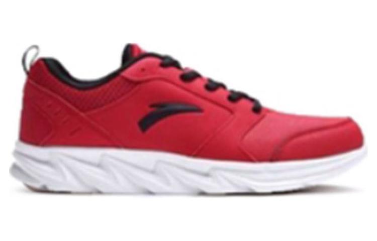 Order Anta Leather Lightweight Breathable Running Shoe 'Red' 91815522-7