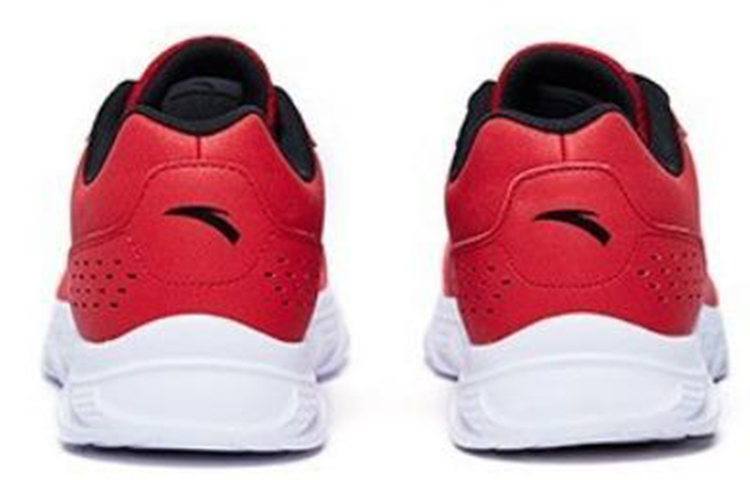 Lookbook Anta Leather Lightweight Breathable Running Shoe 'Red' 91815522-7