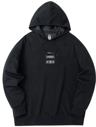 anta-letter-embroidered-drawstring-hoodie-unisex-black-152311749-4