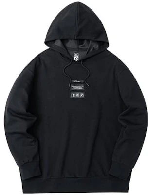 Anta Hoodie Uniseks Hitam dengan Sulaman Huruf dan Tali Serut 152311749-4 Buy Anta Hoodie Uniseks Hitam dengan Sulaman Huruf dan Tali Serut 152311749-4